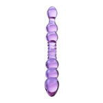Двусторонний фаллоимитатор Sexus Glass, стекло, розовый, 22,5 см