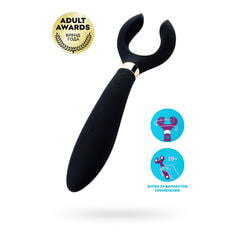 Многофункциональный стимулятор для пар Satisfyer Partner Multifun 3, силикон, чёрный, 23,5 см.