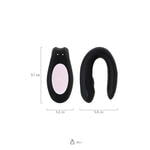 Многофункциональный стимулятор для пар Satisfyer Partner Double Joy, силикон, чёрный, 18 см.