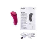 Вибромассажер Satisfyer Sexy Secret, Силикон, Красный, 8,5 см