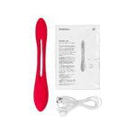 Многофункциональный вибратор для пар Satisfyer Elastic Joy, красный