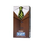 Презервативы Vizit, точечные, латекс, 18 см, 5,2 см, 12 шт.