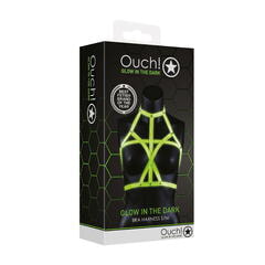 Портупея Bra Harness - Glow in the Dark (S/M)