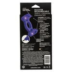 Перезаряжаемое эрекционное виброкольцо с двумя моторами Silicone Rechargeable Triple Orgasm Enhancer