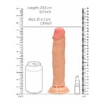 Фаллоимитатор с вибрацией и пультом управления Vibrating Realistic Cock - 9"
