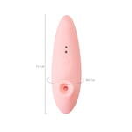 Вакуумный стимулятор Flovetta Lily, силикон, розовый, 13 см