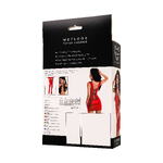 Платье Glossy Bessie из материала Wetlook, красный, M