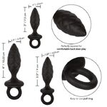 Набор из 3 анальных пробок из силикона SILICONE PROSTATE KIT